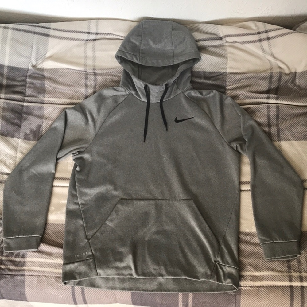 Grey Nike athletic sweater